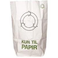 Papirsk, 2-lags, 110 liter, 70x110 cm, hvid