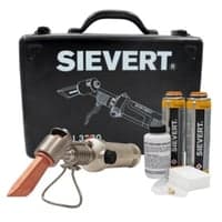 Sievert komplet loddekolbest PSI 3380, kolbe, 2 x gas, loddevand, salmiaksten & 2 x dyser