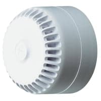 Udendrs sirene, 100dB, hvid IP65 - SIR 199, inklusiv hj sokkel - Vanderbilt