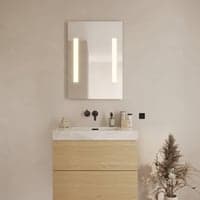 Godhavn spejl med LED lys, 600 x 850 mm