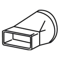 Overgang 220x90 mm til 150 mm - Thermex