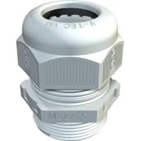 Perfect forskruning, M32x1,5, kabel 15-21 mm, IP68, lysegr RAL 7035