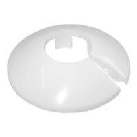 Plastroset 2-delt Hvid - 15 mm