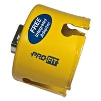 ProFit Multi Purpose HM hulsav med adaptor, 102 mm - PRO-FIT