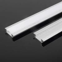 LED-strip monteringsst med diffuser, 2000x24,7x7 mm