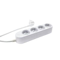 Shelly Power Strip Gen4, stikdse, Zigbee, WiFi, Matter, hvid