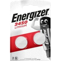 Energizer batteri, 3V CR2450 lithium, pakke med 2 stk.