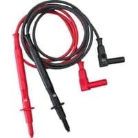 Prveledningsst, luksus silikone, rd/sort, 1000V/12A, 100 cm - Elma Instruments