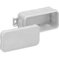 Forgreningsdse 89x43 mm, gr, IP55, uden klemmer, halogenfri, MINI 25 - Spelsberg