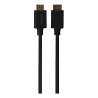 DisplayPort kabel, 2 meter, 8K, DP 1.4, DSC 1.2, LSZH, sort