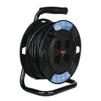 Kabeltromle Safety plug, H05VV-F 3x1,5mm, 25 meter - Nordic Quality