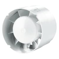 Kanalventilator 100 L VKO med kuglelejer, 230 V, 100 mm, 107 m/h, hvid
