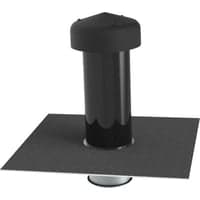 Jual ventilationshtte, 125 mm, 0-5 hldning, til tagpap med kondensindsats