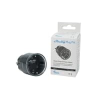 Shelly Plug PM Gen3, energimler, sort