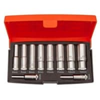 Bahco S0810L Topst, 1/4", 4-13 mm, 10 Dele, Lange Toppe