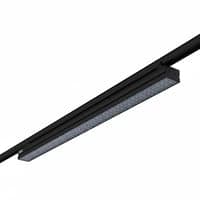 38W LED lysskinne til 3-faset skinner, sort, 170 lm/W, 115 cm, 4000K