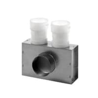 Nilan - NilAir loft-/vgboks til 125 mm indbls/udsug, 2 kanaler