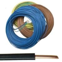 Ledning 1x1,5mm PVL70 H07V-U, brun - 100 meter