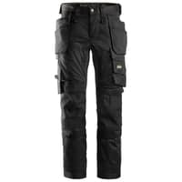 Snickers stretch buks med hylsterlommer, 6241, sort, str. 50