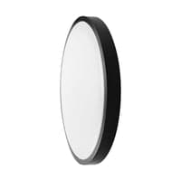 18W LED loftlampe med sensor, Samsung chip, 4000K, rund, sort ramme, IP44