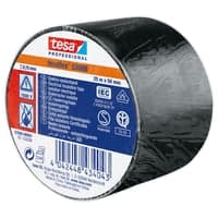 PVC-isoleringstape, 50 mm x 25 m, sort - tesa