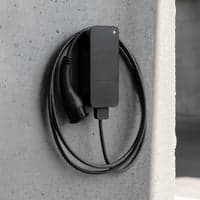 Amina S 20A ladeboks, 11kW/13,8 kW, 3-faset, inkl. 6 meter kabel, Zigbee, sort