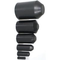 MEC 150, Krympe endehtte med lim, 75/36 mm, Sort