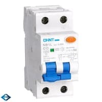 Kombiafbryder RCBO Chint, 1P+N, C karakteristik, 13A, 30mA, 10kA