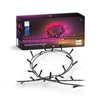 Philips Hue Festavia julelyskde, 40m, 500 LED'er, Color & White ambiance, Zigbee + Bluetooth