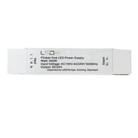 200W strmforsyning, 24V DC, 12.5A, IP20, Flicker free