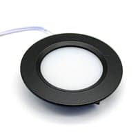 Reco68 indbygningsspot, 56 mm hul, 12V, 2,7W, 240lm, 4000K, sort - LEDlife