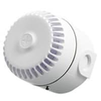 Lydgiver SEC 03, 230V AC, hvid med hj sokkel - 45000