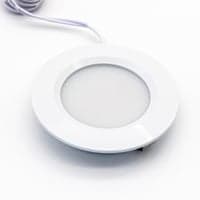 Reco68 indbygningsspot, 56 mm hul, 12V, 2,7W, 240lm, 3000K, hvid (mat) - LEDlife