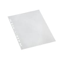 Plastlommer Bantex A4, glasklar, 0,06mm, ben top, 100 stk/pak