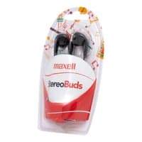 Hretelefoner, jack (3,5 mm), Maxel Stereo Budz Black EB-95