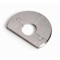 Click-one-two rustfri vgroset med lige side til radiatorrr, 27,5 mm