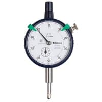 Mitutoyo 2046AB mleur, 10 mm, 0,01 mm, med flad bagplade