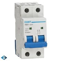 Automatsikring Chint NB1-63H, C 16A 2P, 10kA