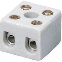 Kronemuffe porceln, 2 polet, 2,5 mm