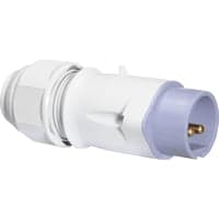CEE stikprop, 16A, 24V, 2-polet, violet, IP44