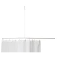 Profil2001 forhngstang, 8x25mm, 90x90cm, hvid med loftsttte