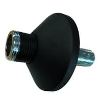QuickBox forskruning, 1/2" x 3/4", lige, sortlakeret