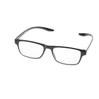 See-Cardt sort lsebrille med LED lys og styrke +1.5