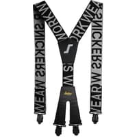 Snickers Logo elastiske seler, 9064, sort/koksgr, one-size