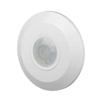 V-Tac LED bevgelsessensor til pbygning, hvid, PIR infrard, IP20 indendrs, 360 graders spredning, 400W belastning, 102 mm