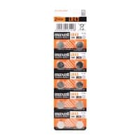 Maxell alkaline LR43 batteri, 10 stk.