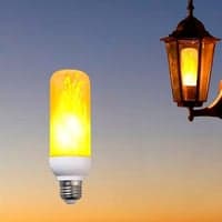 Flamme pre E27, IP20, 3W, 60LED, hvidt lys