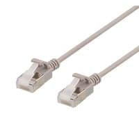 DELTACO U/FTP Cat6a tyndt patch kabel, 1,5 meter, gr