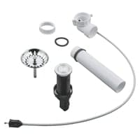 GROHE Bundventil med pop-up, 35mm, passer til alle kkkenvaske
