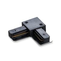 L-samler til 1-faset skinner, sort, 1F2W